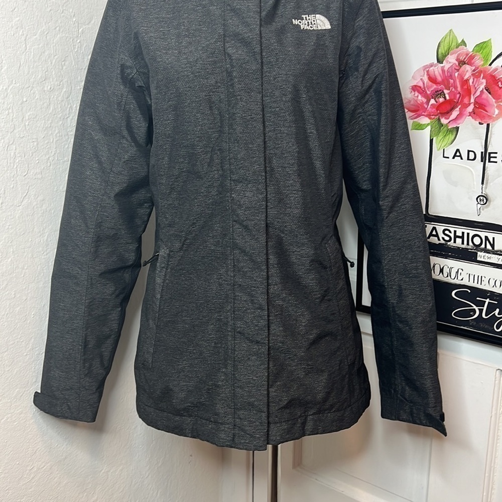 The North Face Gray Hyvent Insulated Hooded Jacket Size S - Picture 4 of 10